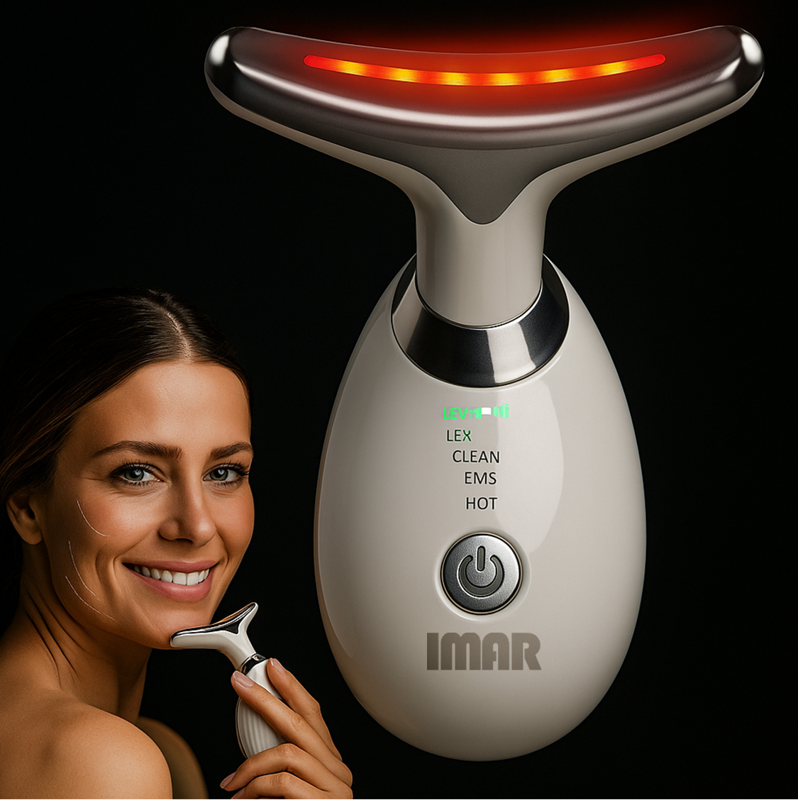 Masazhues për fytyrë me 7 ngjyra